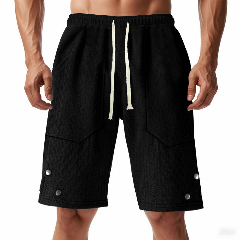 Herrer Cargo-shorts med struktureret design og praktiske lommer Stilla