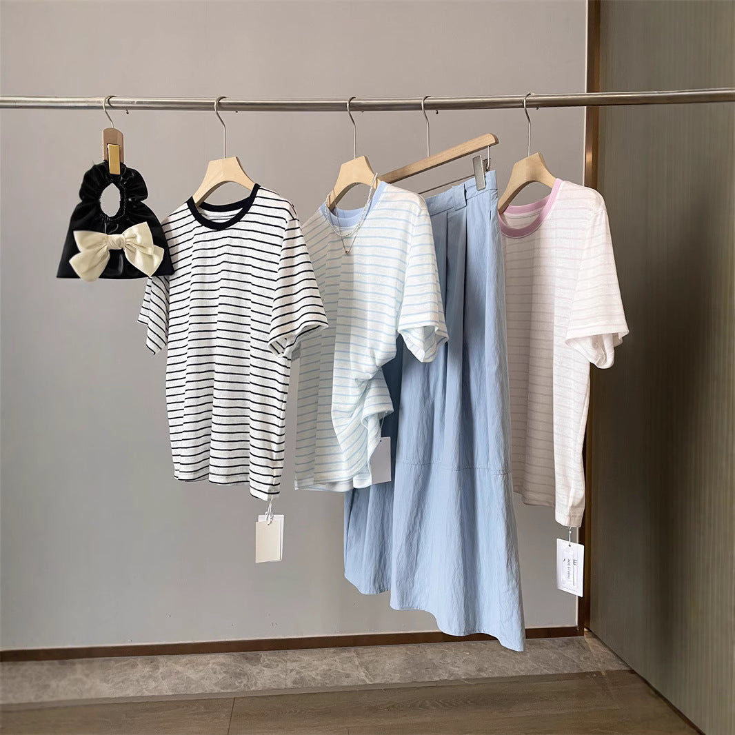 Dame Komfortabel Casual T-Shirt Stilla