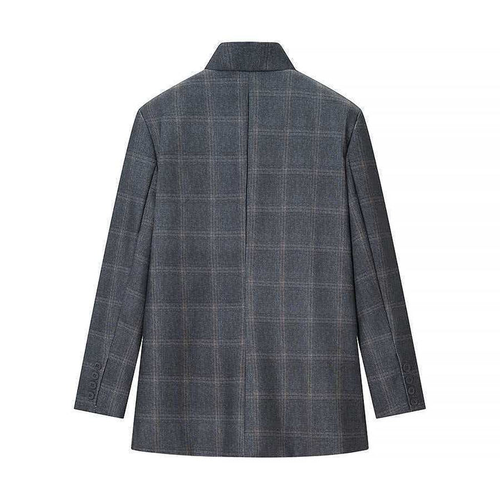Kvinders elegante ternede jakke med asymmetrisk snit Stilla