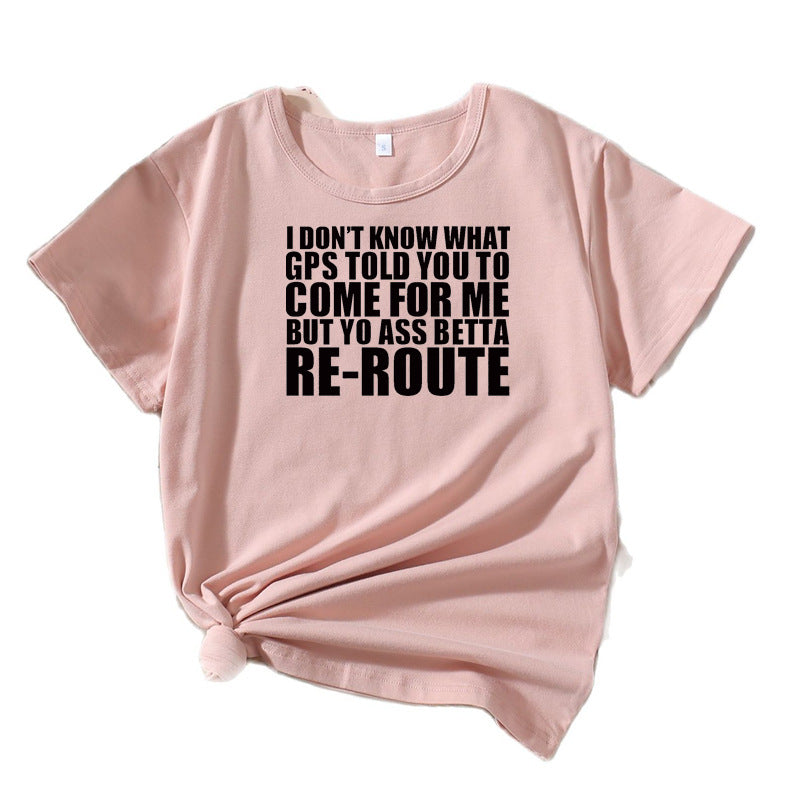 Dame Fritid Sjov Grafik T-shirt Stilla