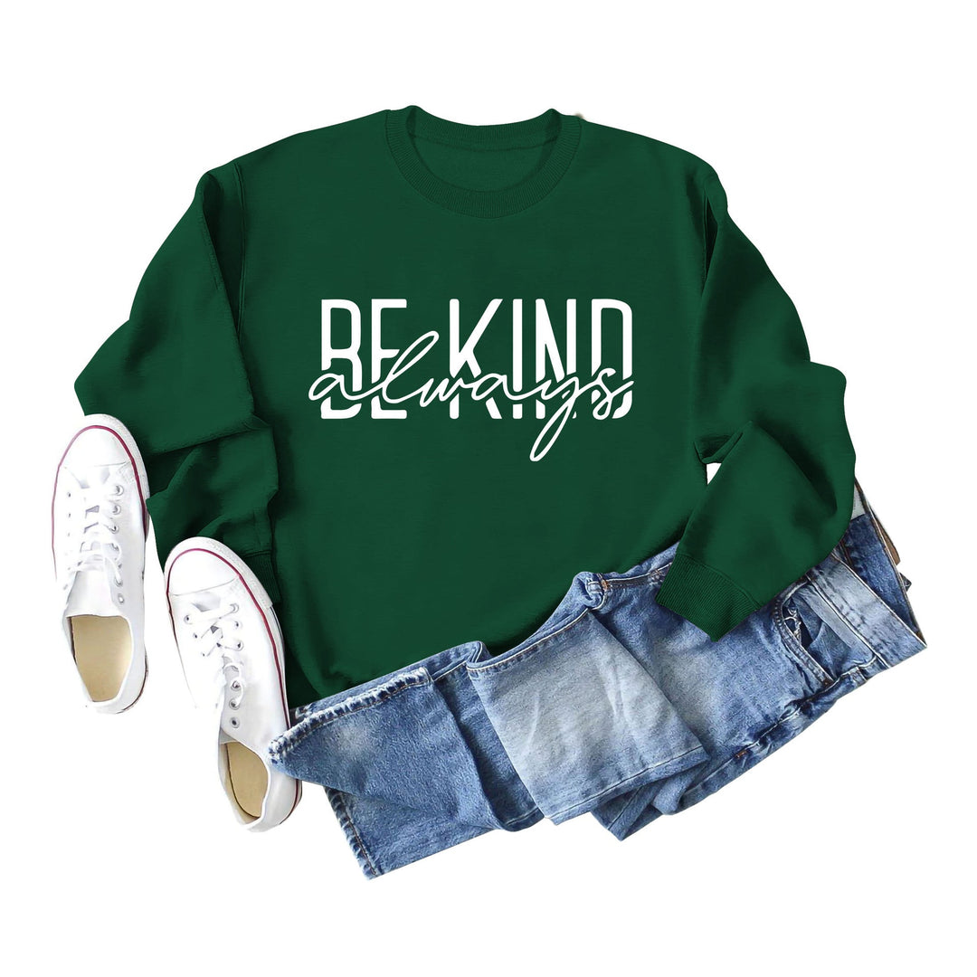 Stilla | O Hals Lange Ærmer Bogstav Print Sweatshirt