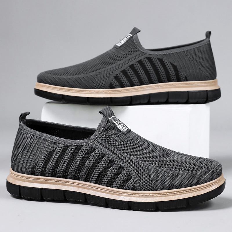 Dame Slip-On Åndbar Sneakers med Fleksibelt Mesh-Design Stilla