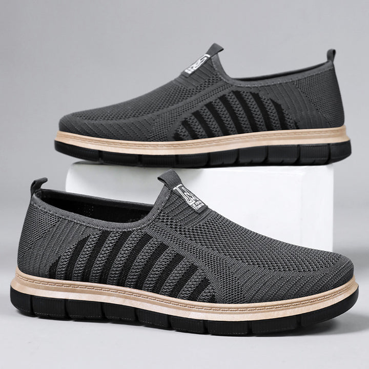 Dame Slip-On Åndbar Sneakers med Fleksibelt Mesh-Design Stilla