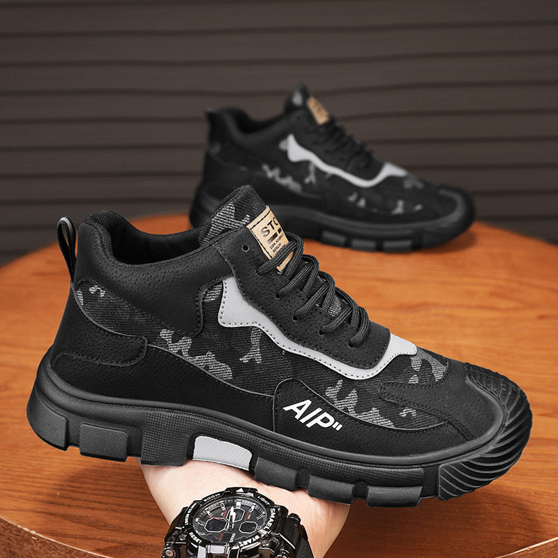 Femme Høj-Top Camo Sneakers Stilla