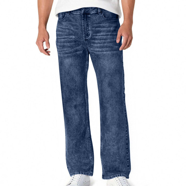 Herrer casual bootcut jeans med moderne vasker Skovae