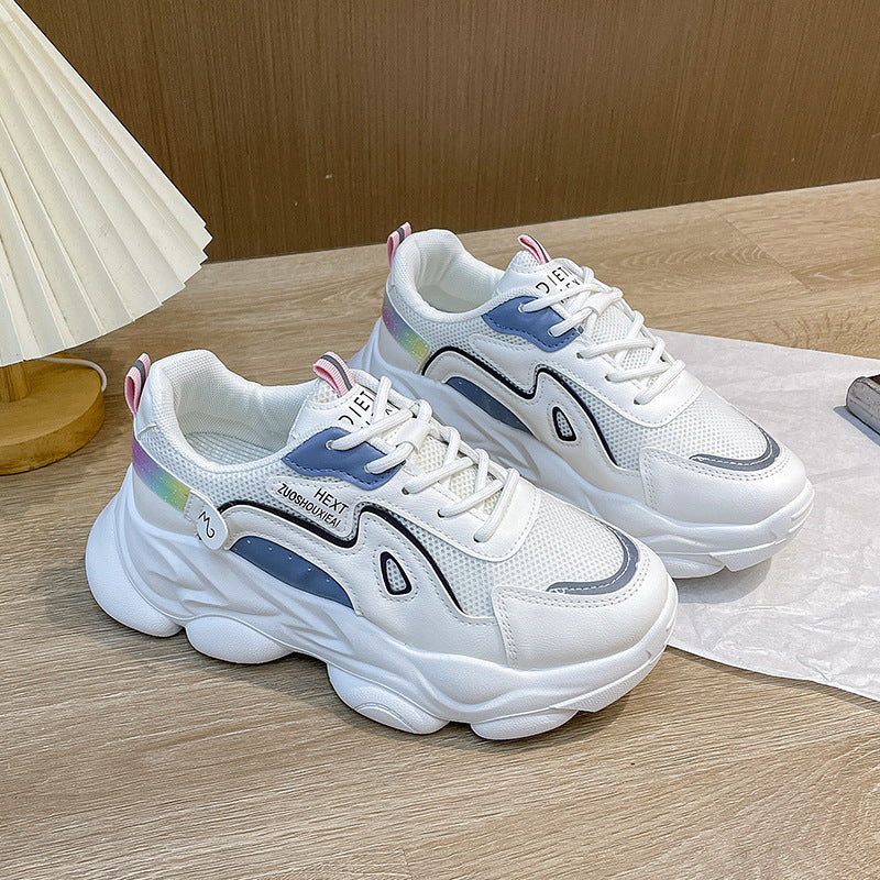 Dame Chunky Sneakers i moderne design med åndbar mesh-overflade og støddæmpende sål Stilla