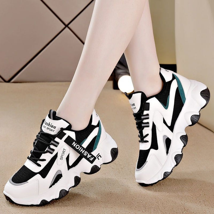 Damer Sporty Sneakers med åndbar mesh-konstruktion og stødabsorberende sål Stilla