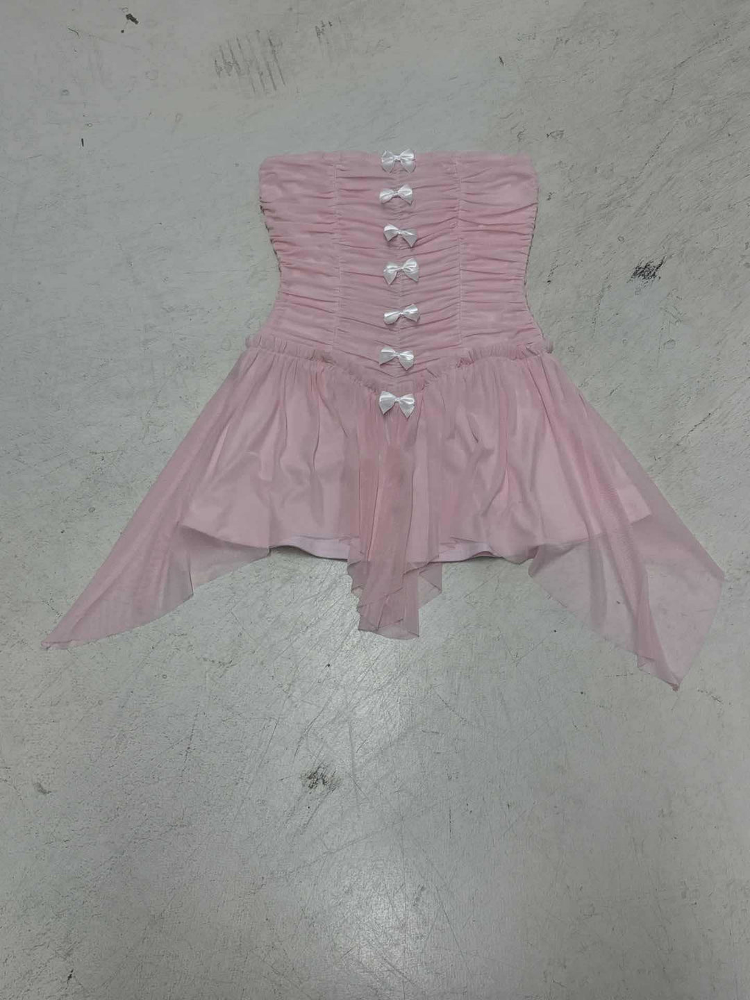 Dame Tailored Corset Dress with Ruffle Details Skovae