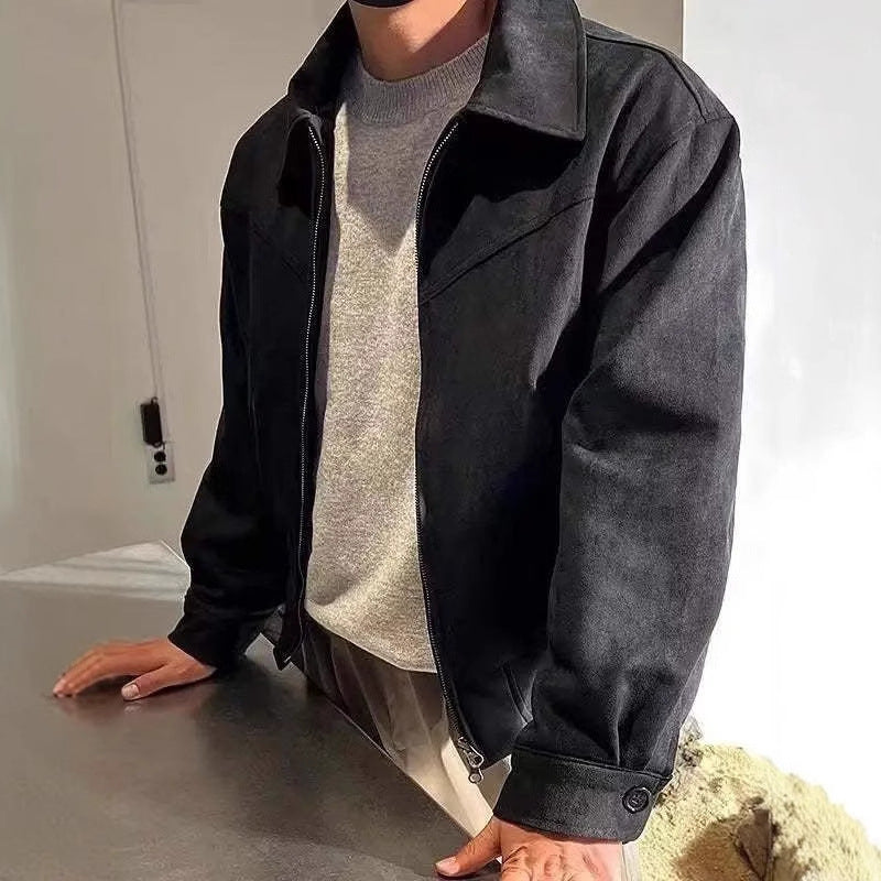 Herre afslappet oversized jakke i vintage-stil Stilla
