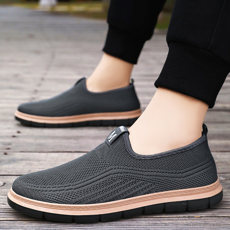 Femme åndbare Slip-On løbesko med fleksibelt strikdesign Stilla