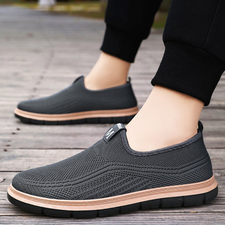 Femme åndbare Slip-On løbesko med fleksibelt strikdesign Stilla