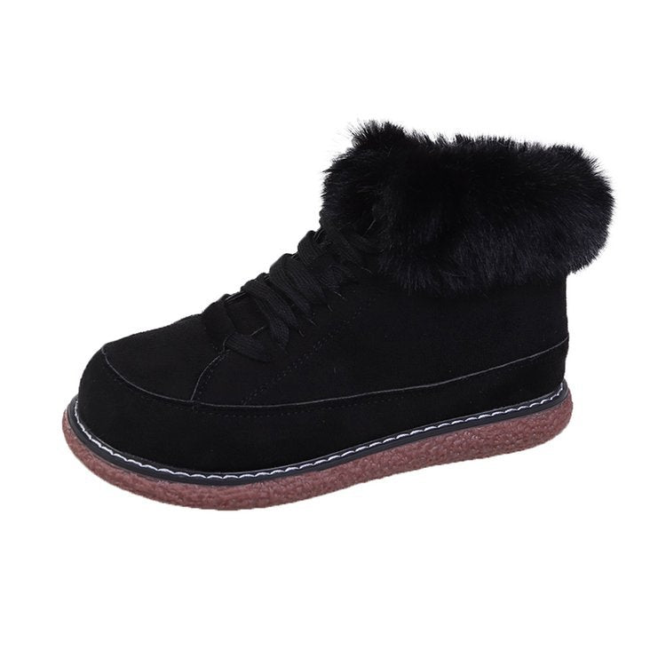 Dame Varmfutter Sneakers med Fleece-krave og skridsikker sål Stilla