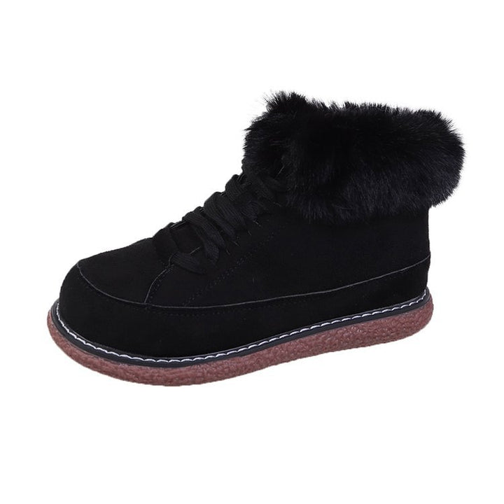 Dame Varmfutter Sneakers med Fleece-krave og skridsikker sål Stilla