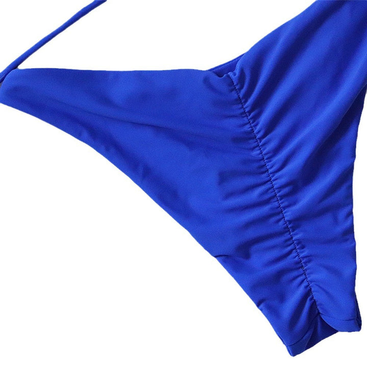Dame Glamorous Rive-detalje Bikini Sæt Stilla