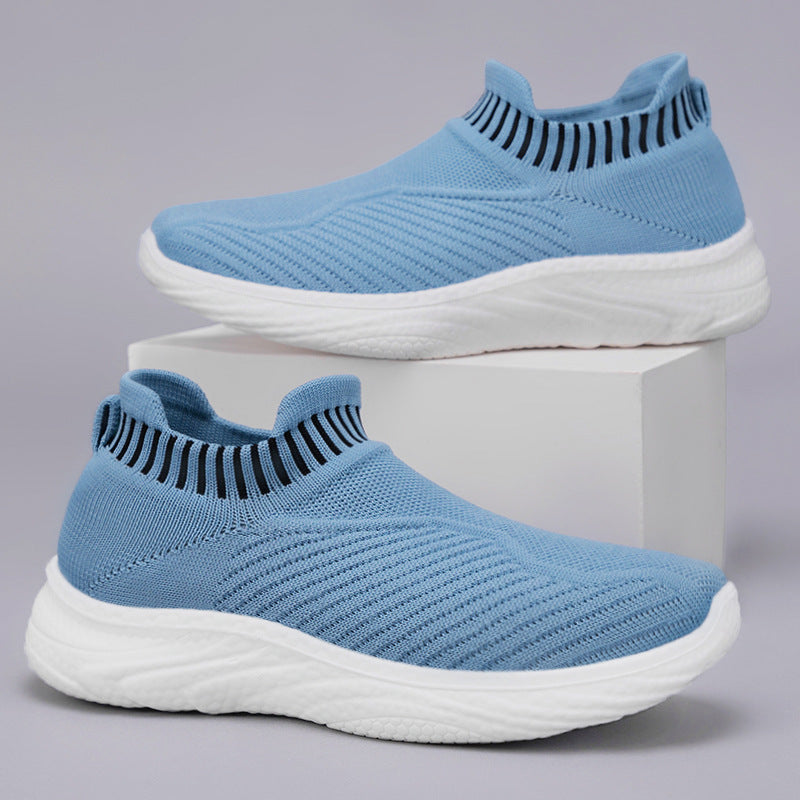 Damer Let Slip-On Sport-Sneakers med innovativ mesh-konstruktion og fleksibel sål Stilla