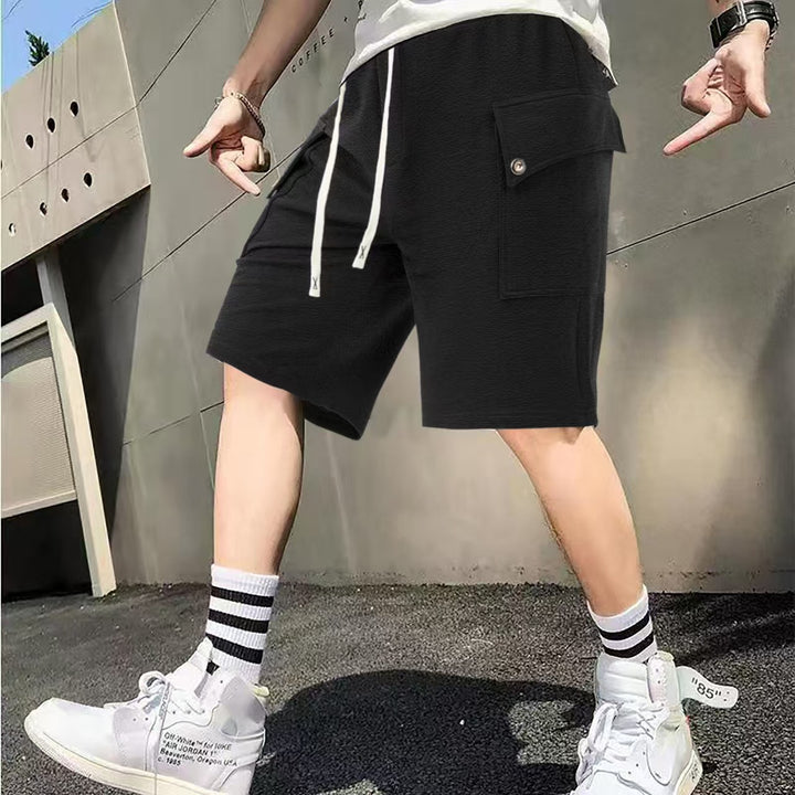 Herre Cargo-Shorts med bred pasform og praktiske lommer Stilla