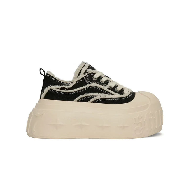 Dame platform-sneakers med iøjnefaldende design Stilla