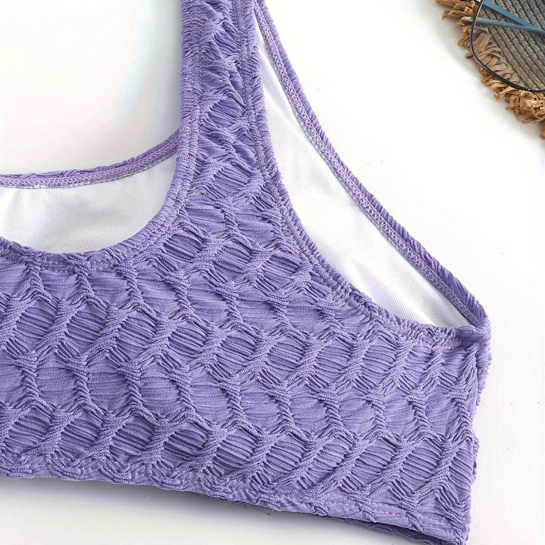 Dame Sporty Bikini-sæt med elastiske stropper Skovae