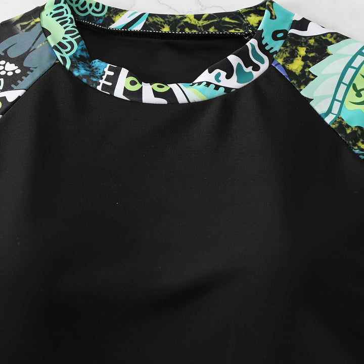 Dame Rashguard med korte badebukser Skovae