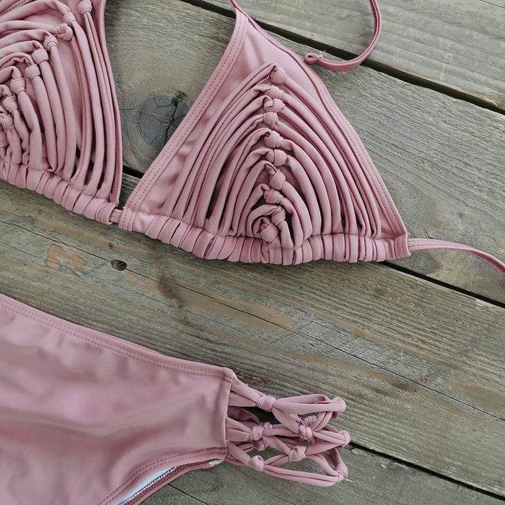 Dame Bikini-sæt med innovativ flæse-silhuet og justerbare stropper Stilla