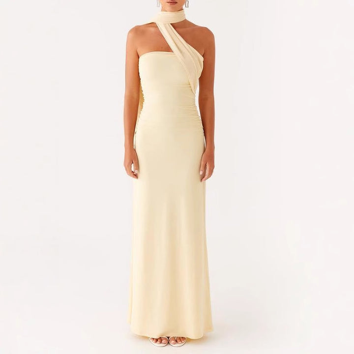 Dame Maxi-kjole med floral design Skovae