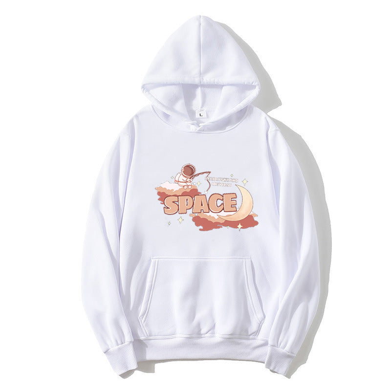 Kvinders hoodie med kreativ rumdesign Skovae