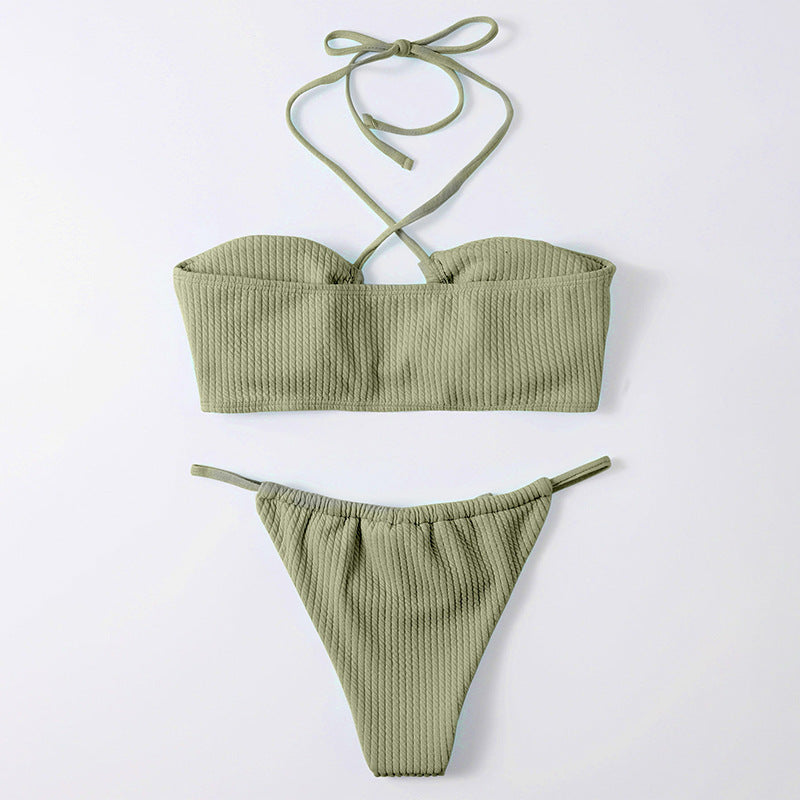 Dame Stilig fyldt Bikini med Cross-Back-stropper Skovae