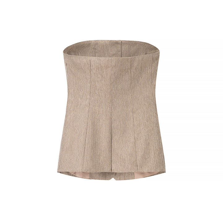 Dame Skræddersyet Blazer Vest med elegante knapdetaljer og praktiske lommer Stilla