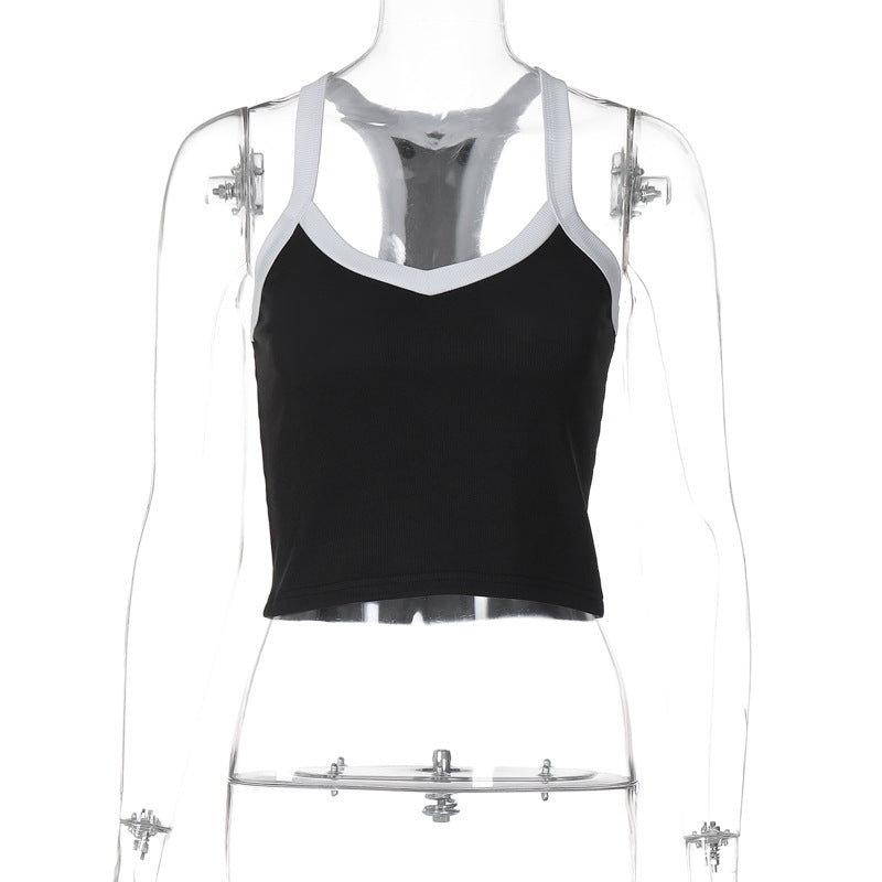 Dame Sports Crop-top med justerbare stropper og åndbart materiale Stilla