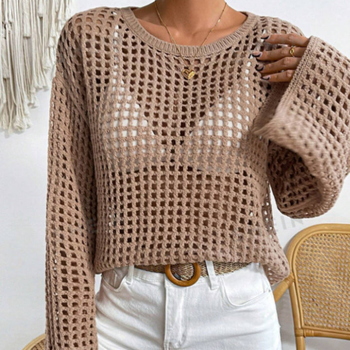 Femme hæklede Off-Shoulder Top Stilla