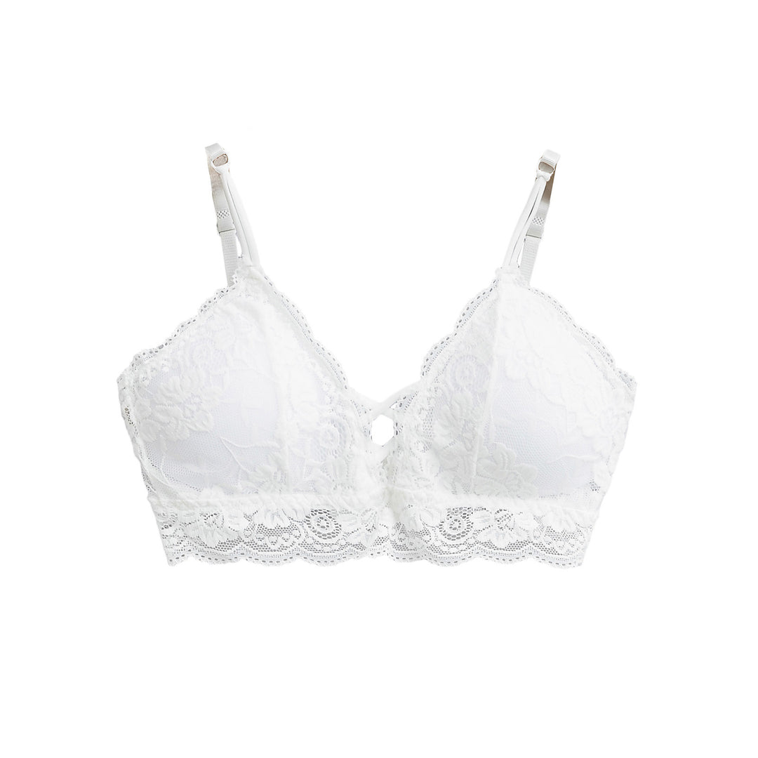 Dame blonde bh med et elegant krydsdesign Stilla
