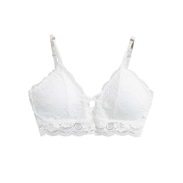 Dame blonde bh med et elegant krydsdesign Stilla
