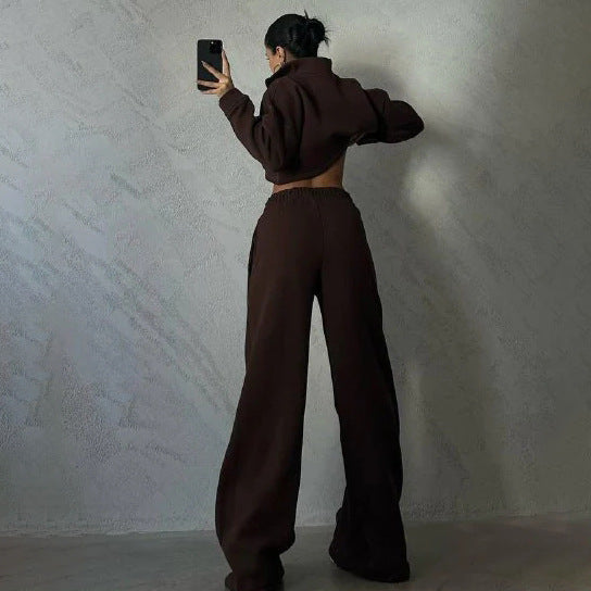 Kvindernes cropped sweatjakke Skovae