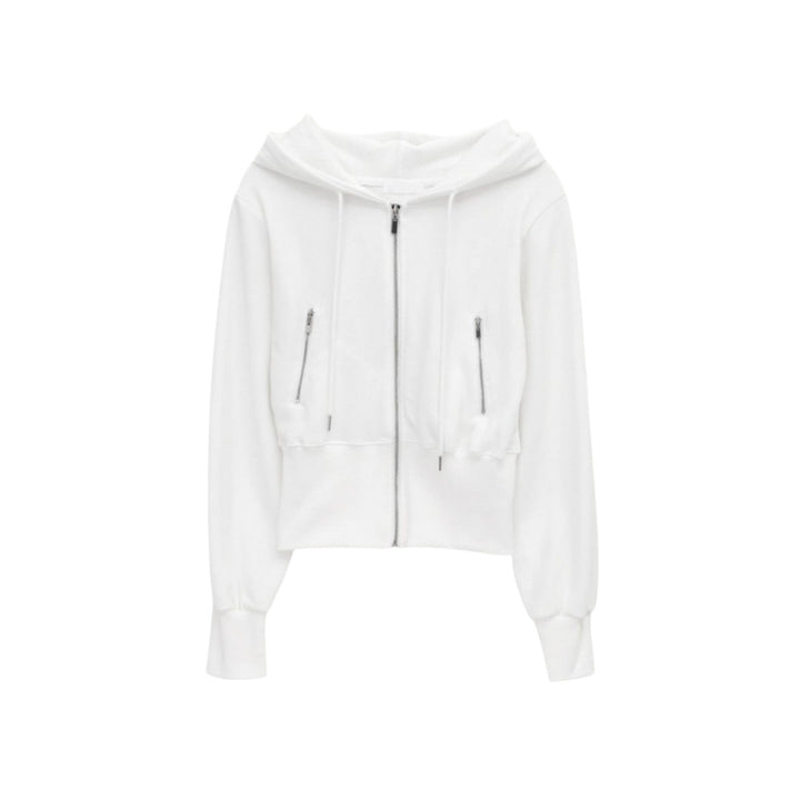 Dame sporty zip hoodie med en tætsiddende pasform Stilla