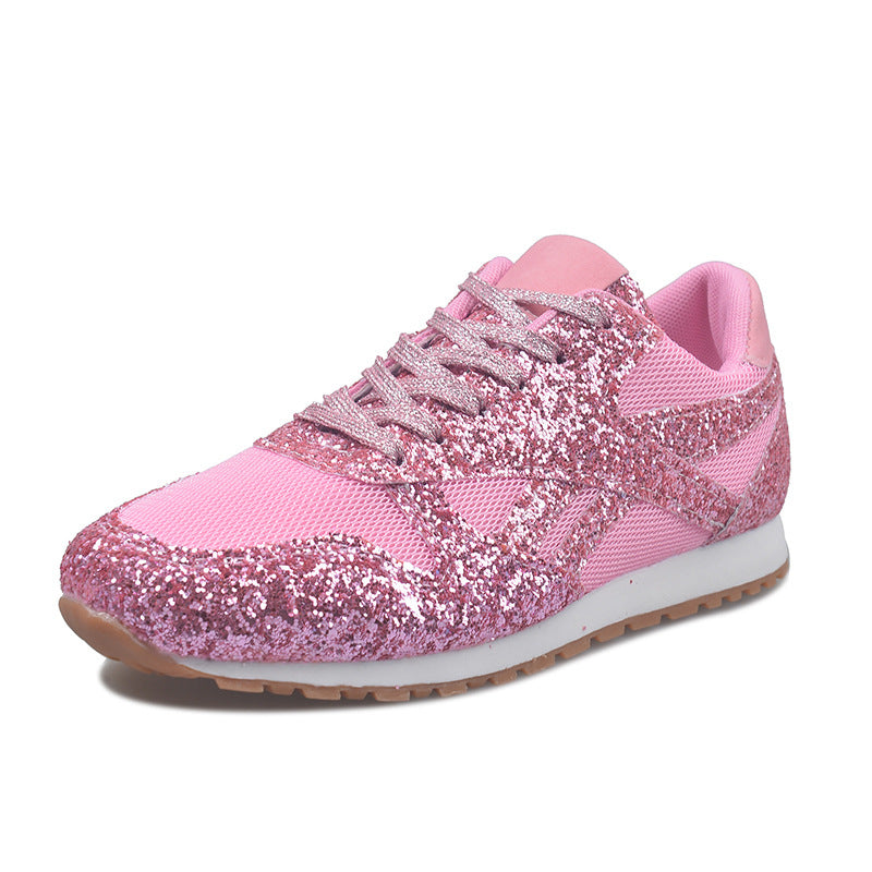 Dame Sneakers med glitrende strassdesign og åndbar overmaterialestruktur Stilla