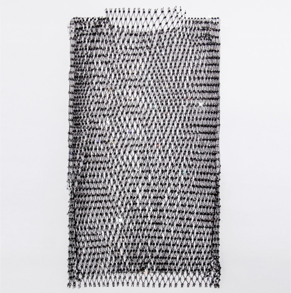 Dame Mesh Strandtunika med glitrende accenter Stilla