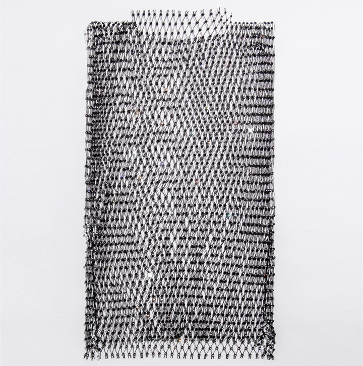 Dame Mesh Strandtunika med glitrende accenter Stilla