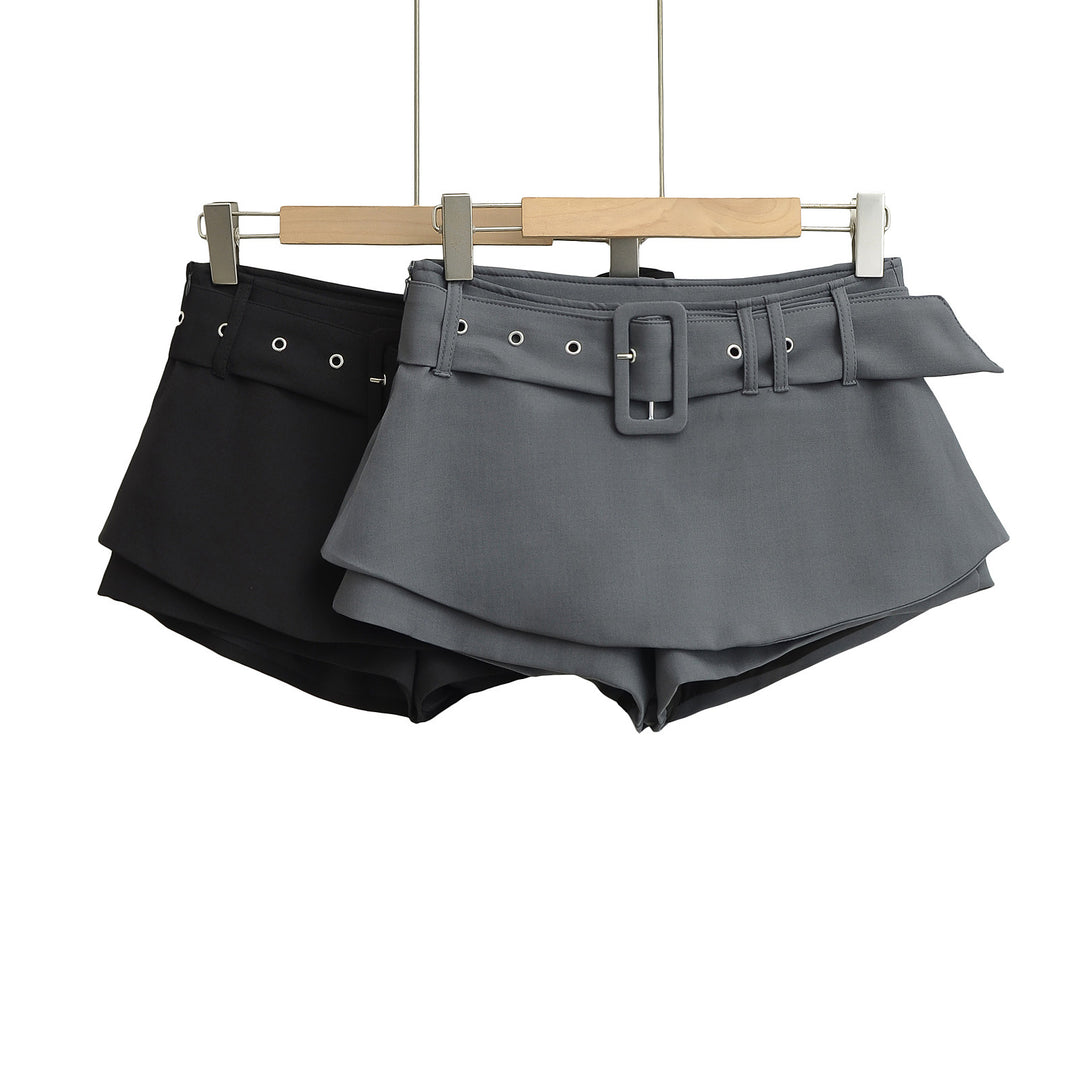 Dame mode shorts med lækker bælte Stilla