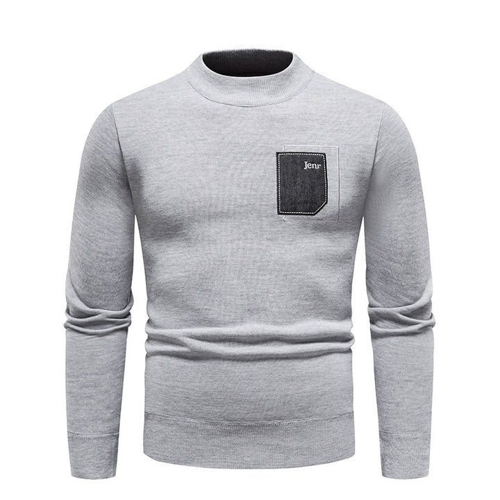 Herre høj kvalitets sweater med praktisk brystlomme Stilla