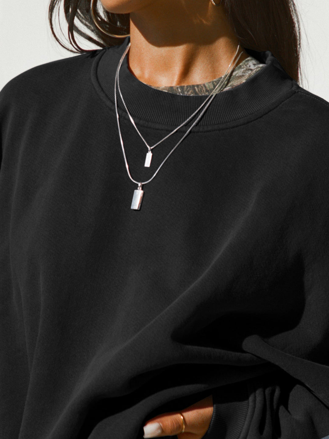 Dame Oversized Sweater med afslappet pasform Stilla