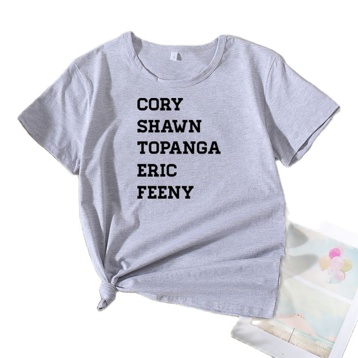 Dame Fritids Typografi T-shirt Stilla