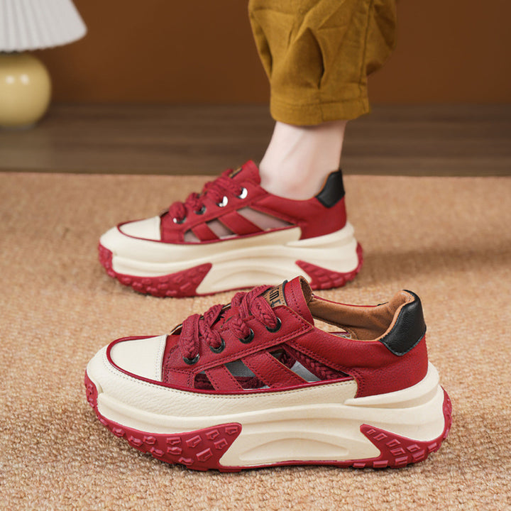 Dame Chunky Sneakers med luftgennemtrængeligt overmateriale og behagelig dæmpning Stilla
