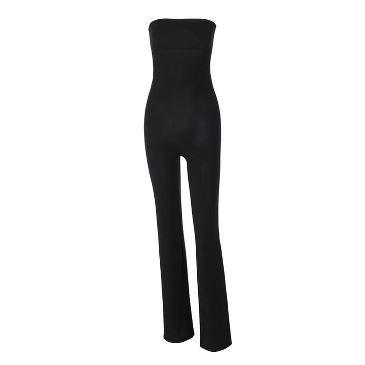 Dame Elegant Jumpsuit med smalle stropper og figursyet skæring Stilla