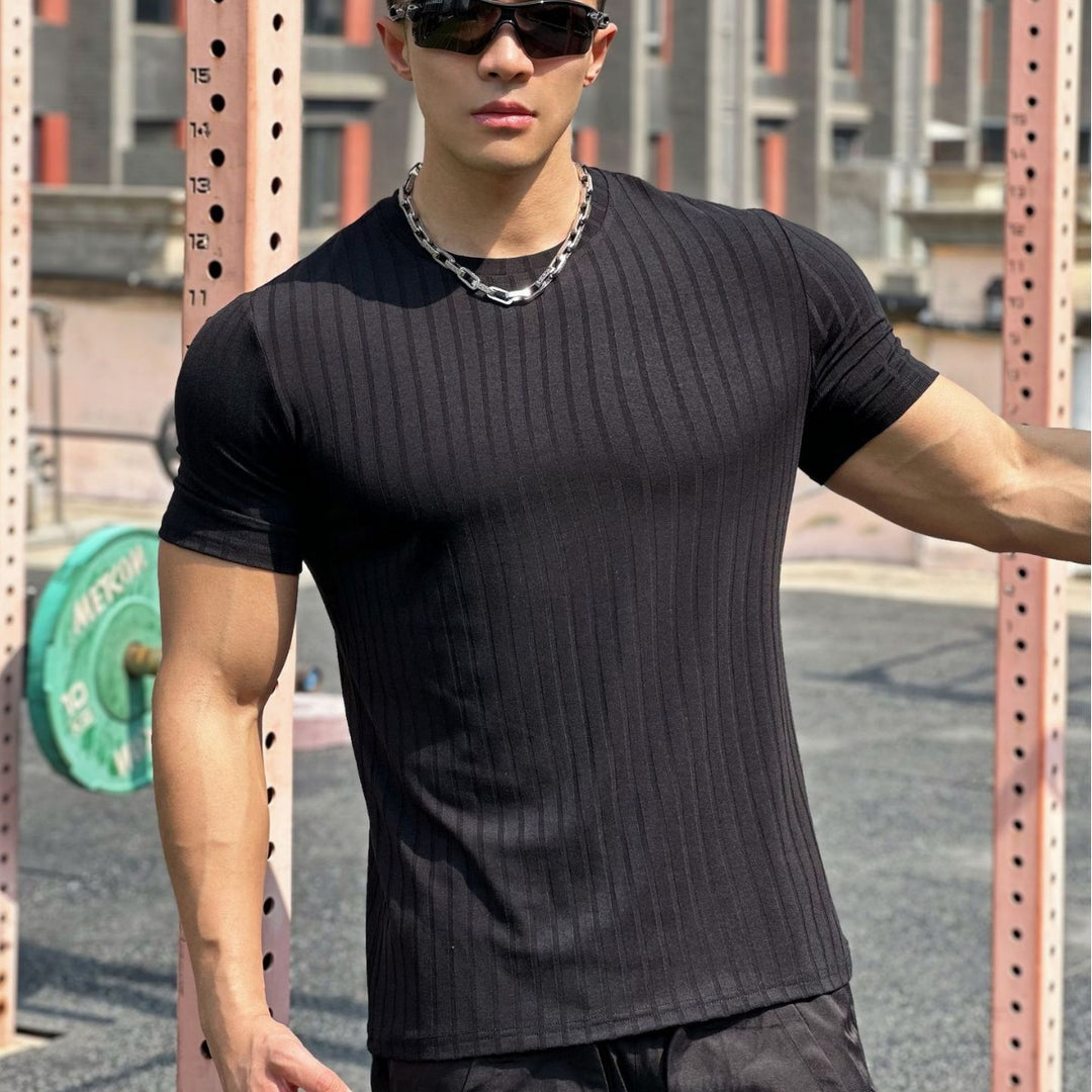 Herren Sporty Kompressionsshirt med fugtabsorberende teknologi Stilla