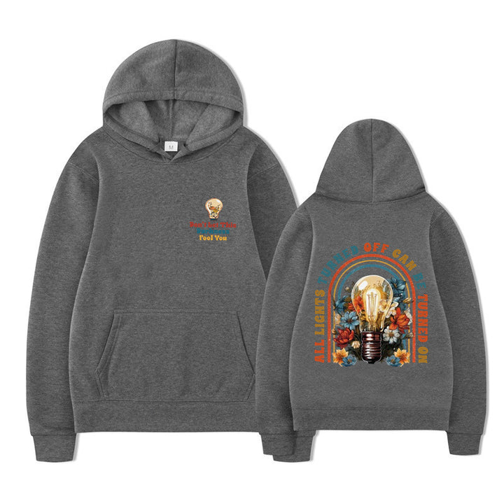 Kvinders hoodie med farverigt design og afslappet pasform Skovae