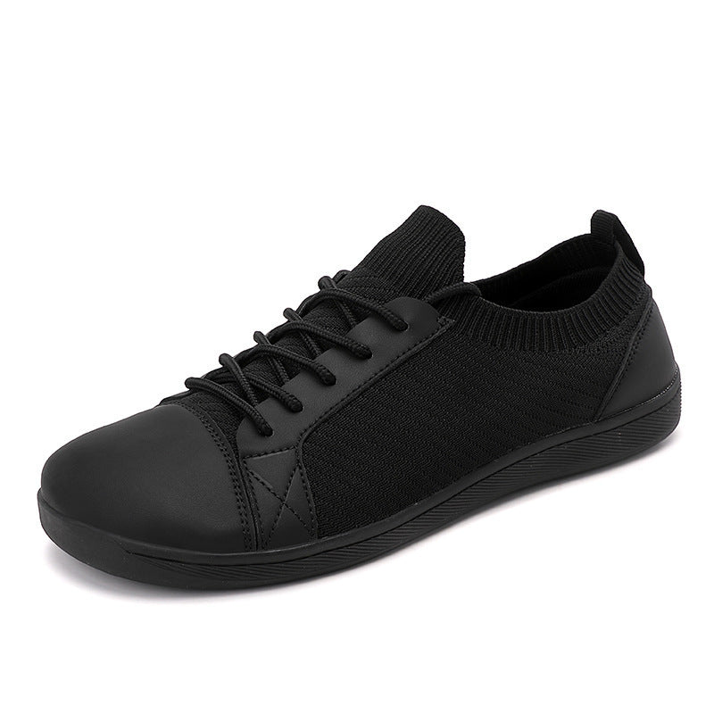Dame nan strikkede slip-on sneakers med elastisk skaft og polstret komfortsål Skovae