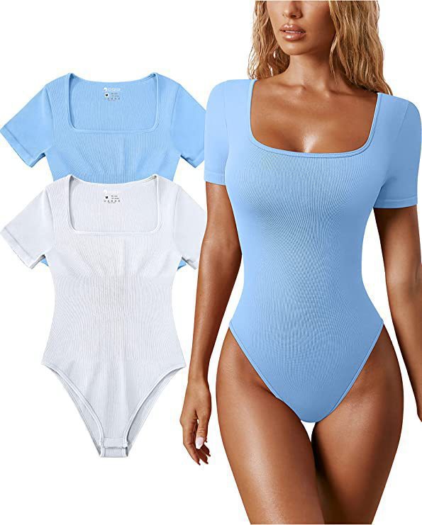 Dame kropsnær kortærmet body Stilla