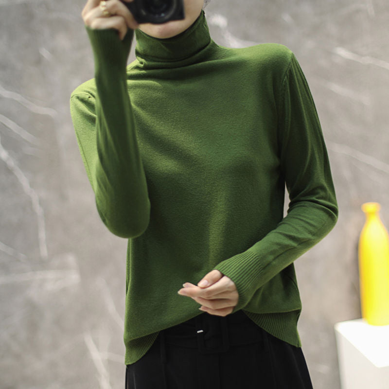 Kvindernes høj kvalitet turtleneck sweater Stilla