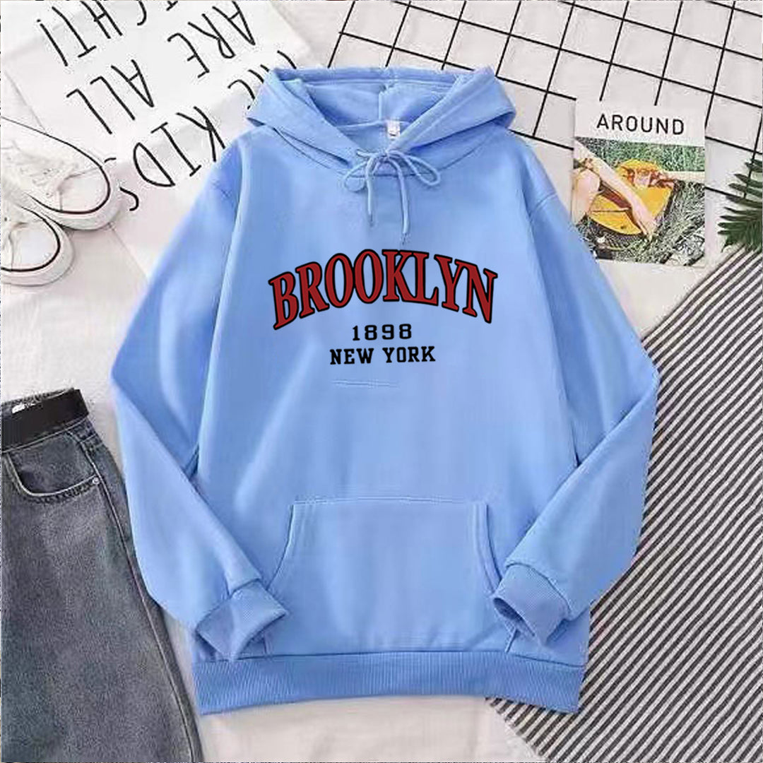 Kvindernes hoodie med urban Brooklyn design Skovae
