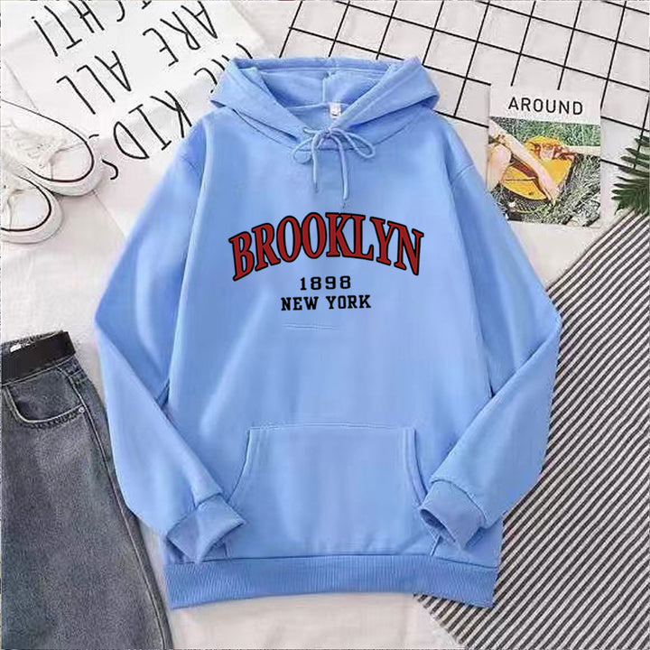 Kvindernes hoodie med urban Brooklyn design Skovae